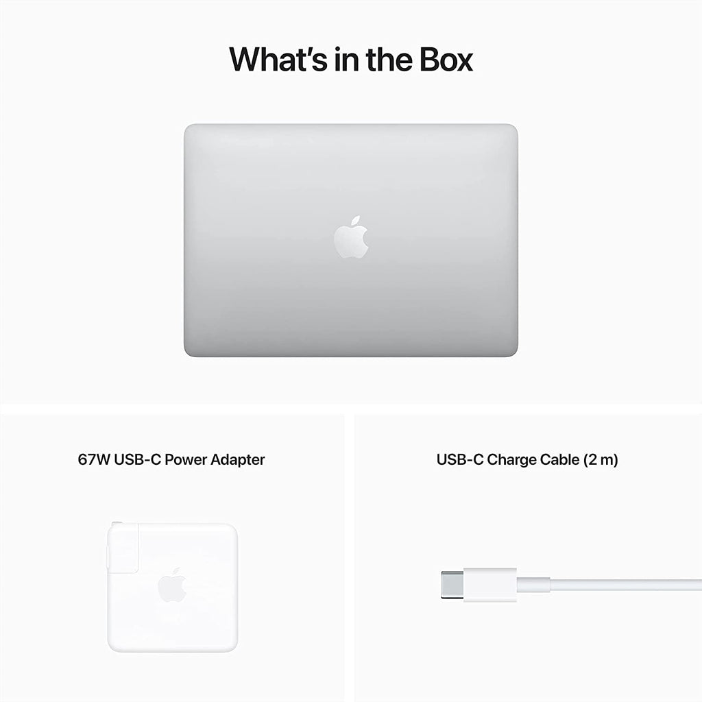 2022 Apple MacBook Pro with Apple M2 Chip (13-inch, 8GB RAM, 256GB SSD Storage) (QWERTY English) Silver (Renewed)