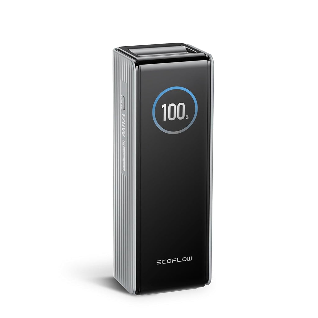 EF ECOFLOW Laptop Power Bank, 25,000mAh 170W Portable Charger with Dual 140W USB-C Ports, Smart Display, Flight-Approved for Travel, Fast Charging for iPhone 17/16 Series, MacBook, Samsung and More
