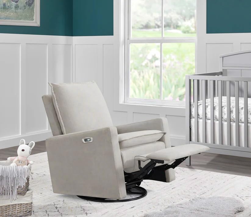 Oxford Baby Uptown Power Recliner/Glider, Sand