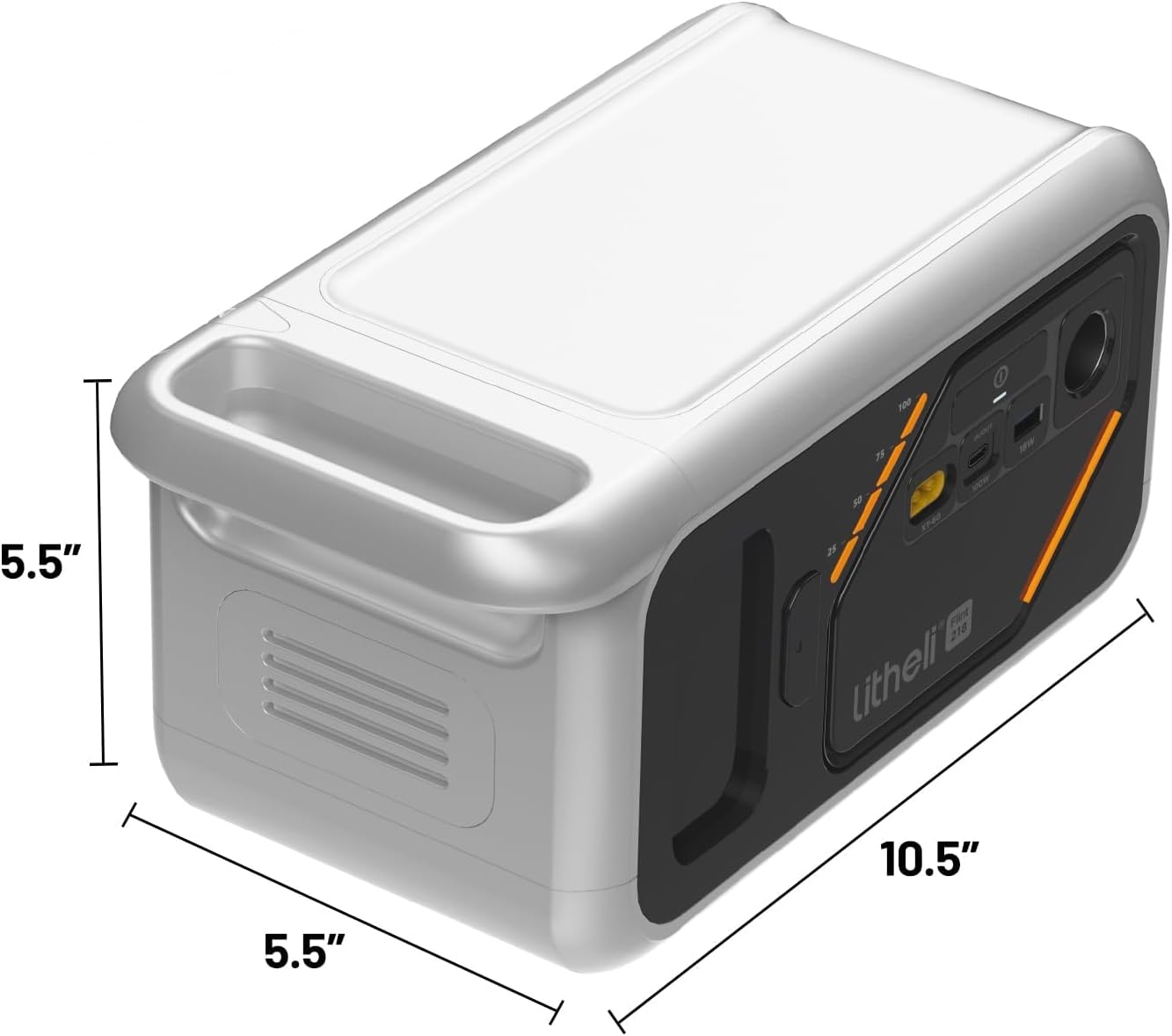Litheli 218 Serious Portable Power Station (142+74)Wh Camping Lithium Battery Solar Generator (74Wh Battery Pack Ships Separately), 200W AC Outlet, Power Bank for Home Outdoor Emergency RV Van Hunting