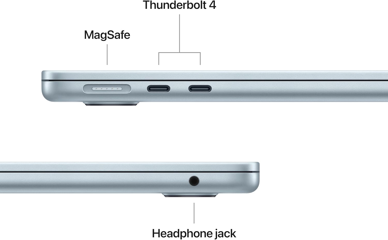 2026 MacBook Air 13-inch Laptop with M5 chip: Built for AI, 13.6-inch Liquid Retina Display, 16GB Unified Memory, 512GB SSD, 12MP Center Stage Camera, Touch ID, Wi-Fi 7; Sky Blue