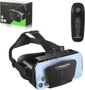 VR Headset with Controller for iPhone and Android Phones, 3D Virtual Reality Glasses, Adjustable Goggles for Movies and Games4.7-6.5 Inch Smartphones (Controller Bundle – Black)