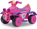 Kid Trax Toddler Disney Princess Electric Quad Ride On Toy, Kids 1.5-3 Years Old, 6 Volt Battery and Charger Included, Max Weight 45 lbs, Princess Pink