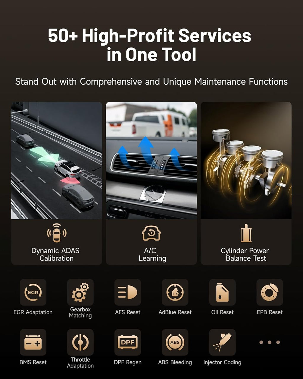 TOPDON ONE Bidirectional Scan Tool, 10.1" OBD2 Scanner with J2534 Pass-Thru and ECU Coding, Over 50 Resets, Topology Mapping Car Diagnostic Tool for All Vehicles