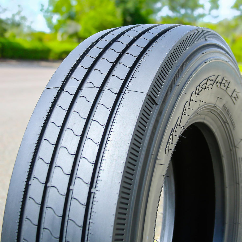 Set of 4 (FOUR) Transeagle ST Radial All Steel Heavy Duty Premium Trailer Radial Tires-ST225/75R15 225/75/15 225/75-15 123/119L Load Range G LRG 14-Ply BSW Black Side Wall