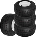 4 Pack 18x8.50-8 Golf Cart Tires with Wheel Assembly, 4-Lug 4" Center Hub, Compatible with Club Car, Cushman, E-Z-GO Golf Carts