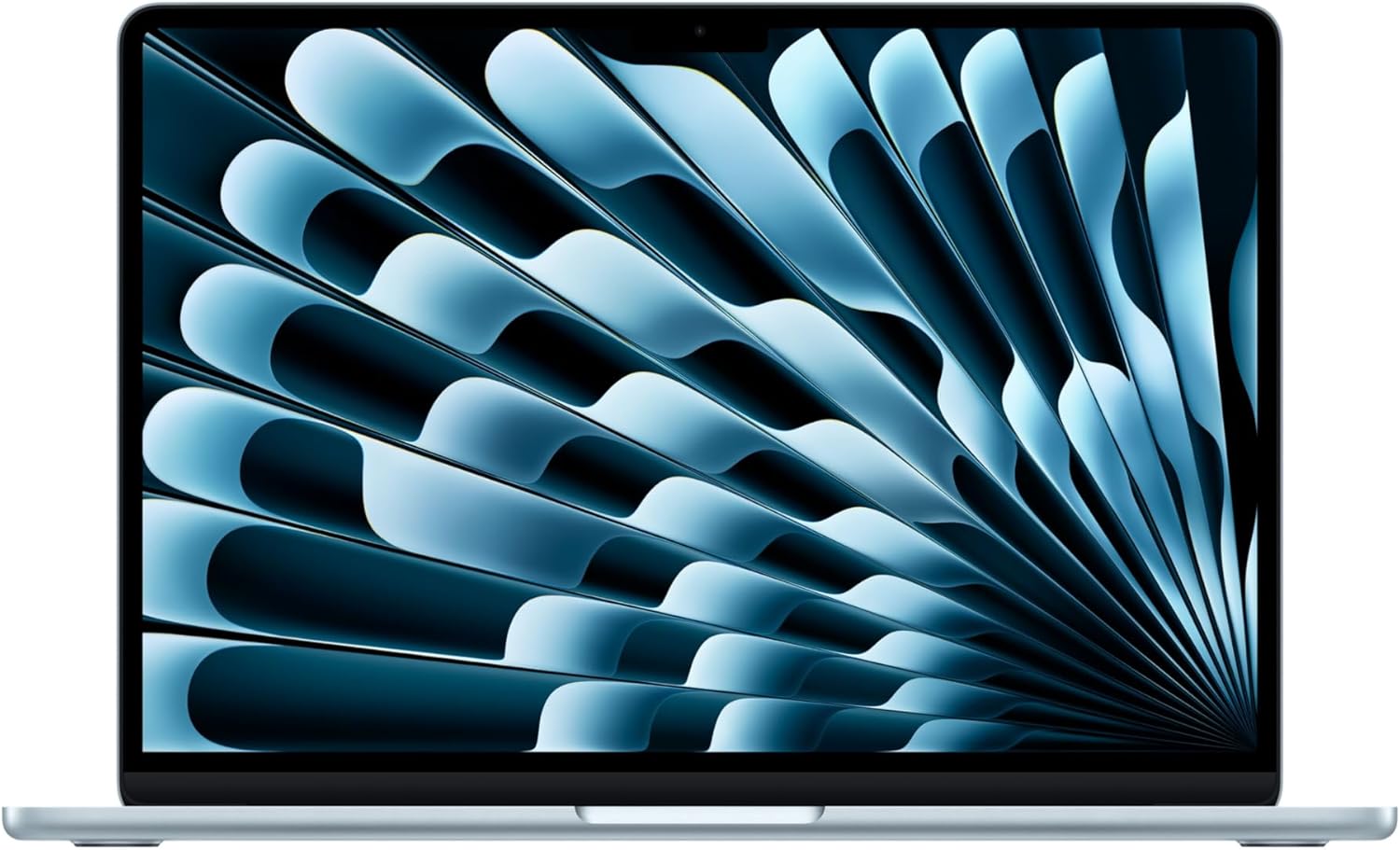 2026 MacBook Air 13-inch Laptop with M5 chip: Built for AI, 13.6-inch Liquid Retina Display, 16GB Unified Memory, 512GB SSD, 12MP Center Stage Camera, Touch ID, Wi-Fi 7; Sky Blue