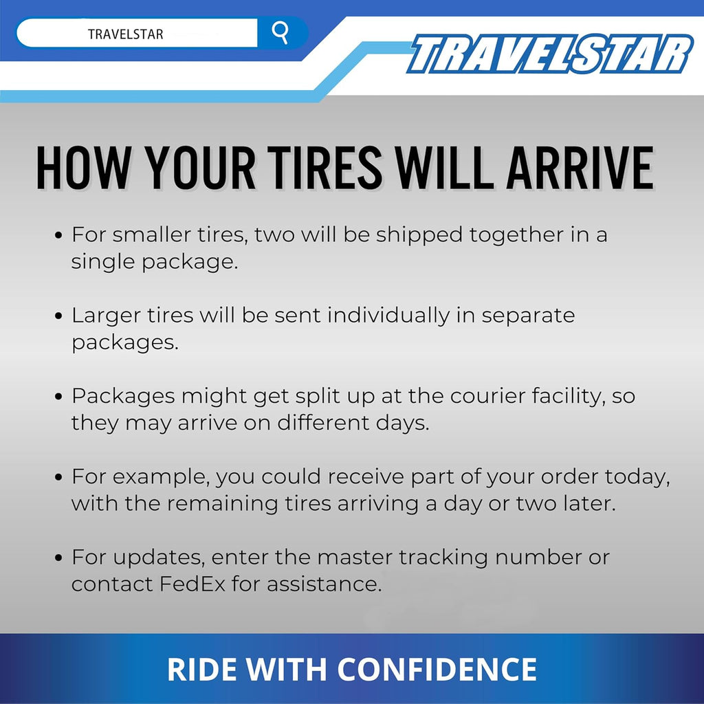 Set of 4 (Four) Travelstar UN66 265/50R20 107V All-Season High Performance CUV/SUV Tires 265/50/20 - Includes Three-Year Road Hazard Warranty UTQG 520AA (Tire Only)