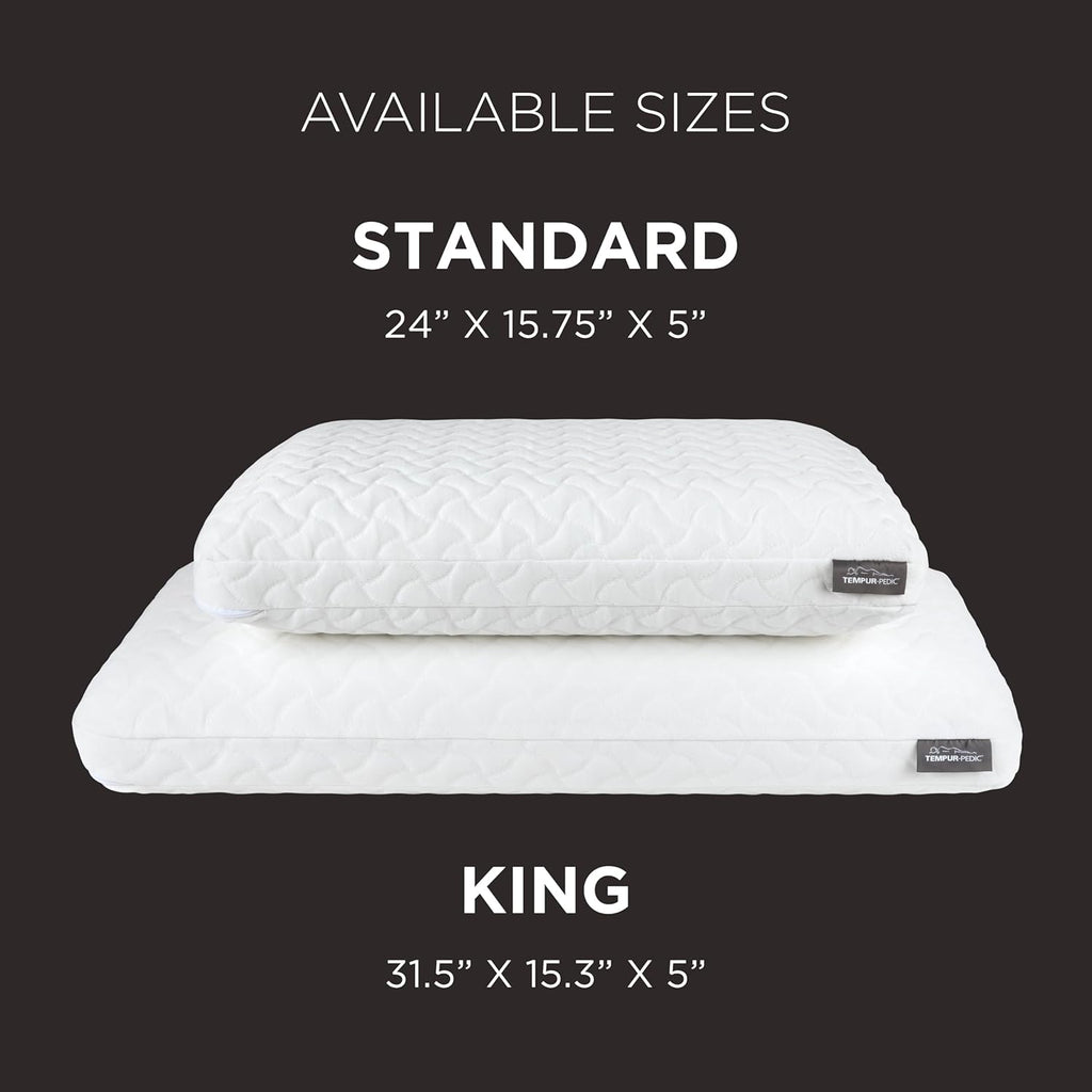 TEMPUR-Pedic TEMPUR-Cloud Pillow, Standard-2-Pack, Standard, White 2 Count