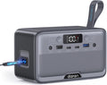Portable Power Station 100W,89.6Wh LiFePO4 Battery,2.54lb Solar Generator with USB-A 18W/15W & USB-C 45W/15W 40W AC/Solar Recharge for Camping Travel Drone Camera Mini Fan & Outdoor Emergency Backup