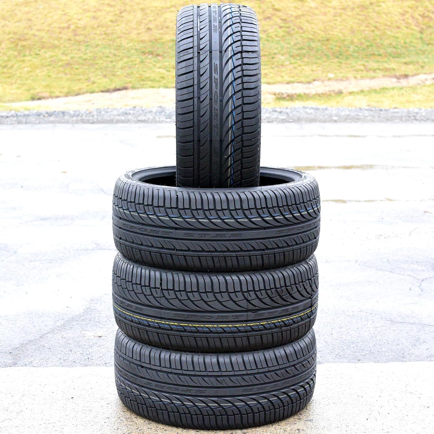 Set of 4 (FOUR) Fullway HP108 All-Season Truck/SUV High Performance Radial Tires-245/45R20 245/45ZR20 245/45/20 245/45-20 103W Load Range XL 4-Ply BSW Black Side Wall UTQG 380AA