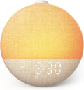 Dreamegg Sunrise 2 - Sunrise Alarm Clock, Sound Machine for Sleep, Favorites Mode, Sleep Routines, Dimmable Night Light, 29 Soothing Sounds, White Noise Machine, Wake Up Light for Bedrooms (Cream)