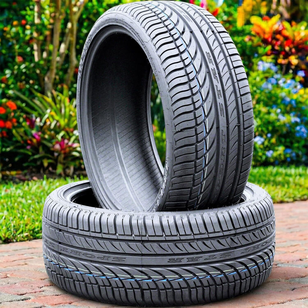 Set of 4 (FOUR) Fullway HP108 All-Season Passenger Car High Performance Radial Tires-235/40R18 235/40ZR18 235/40/18 235/40-18 95W Load Range XL 4-Ply BSW Black Side Wall UTQG 380AA