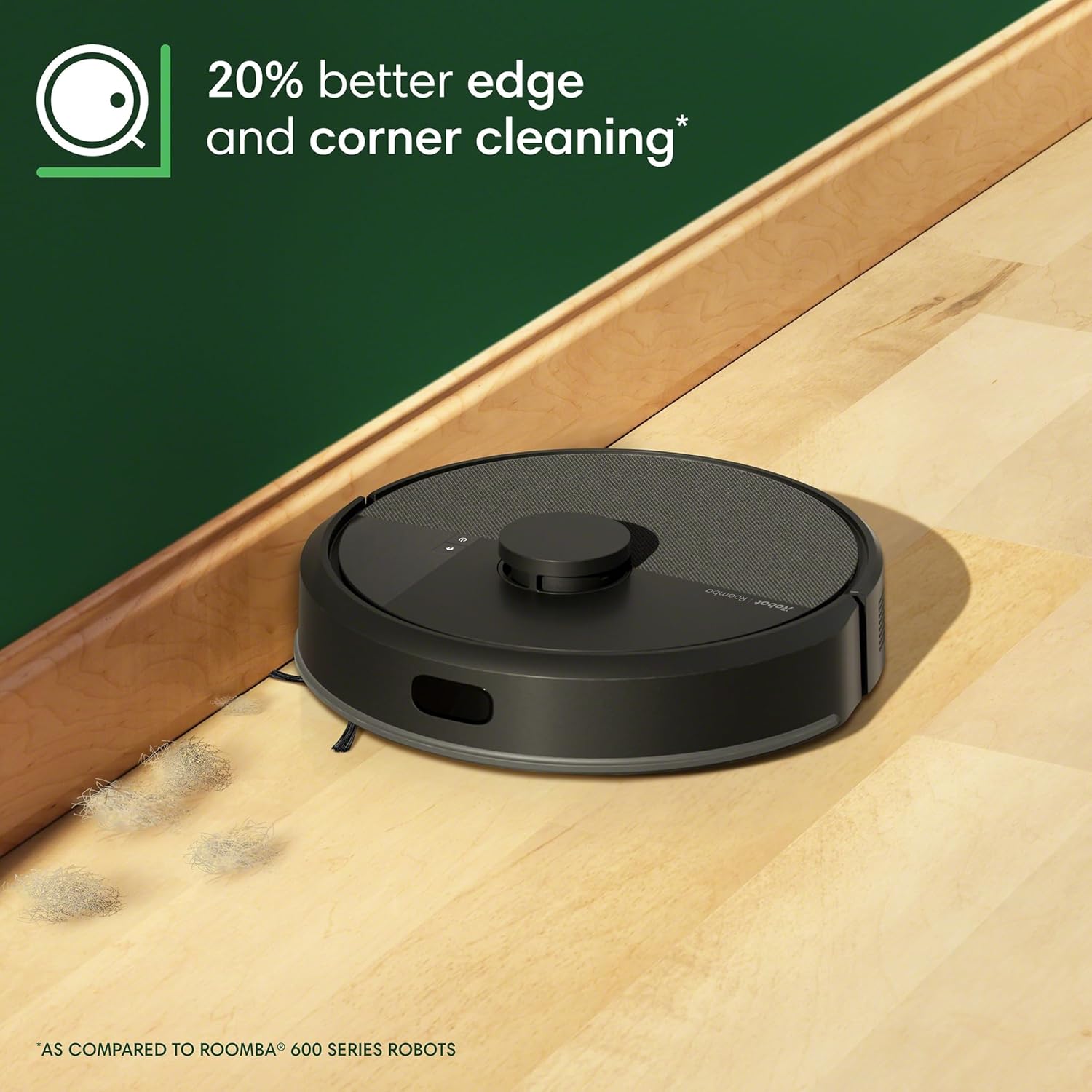 iRobot Roomba 105 Vac Robot Vacuum with AutoEmpty Dock - Self-Empties for 75 Days, Easy to use, Intense Power-Lifting Suction, LiDAR Navigation, Multi-Surface Cleaning, Cleans in Neat Rows