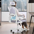 Ergonomic Office Chair,Mesh Office Chair with Lumbar Support,High Back Desk Chair with Flip-up Arms,400 lbs Big and Tall Computer Chair with Headrest,Comfy Desk Chairs (Lavender)