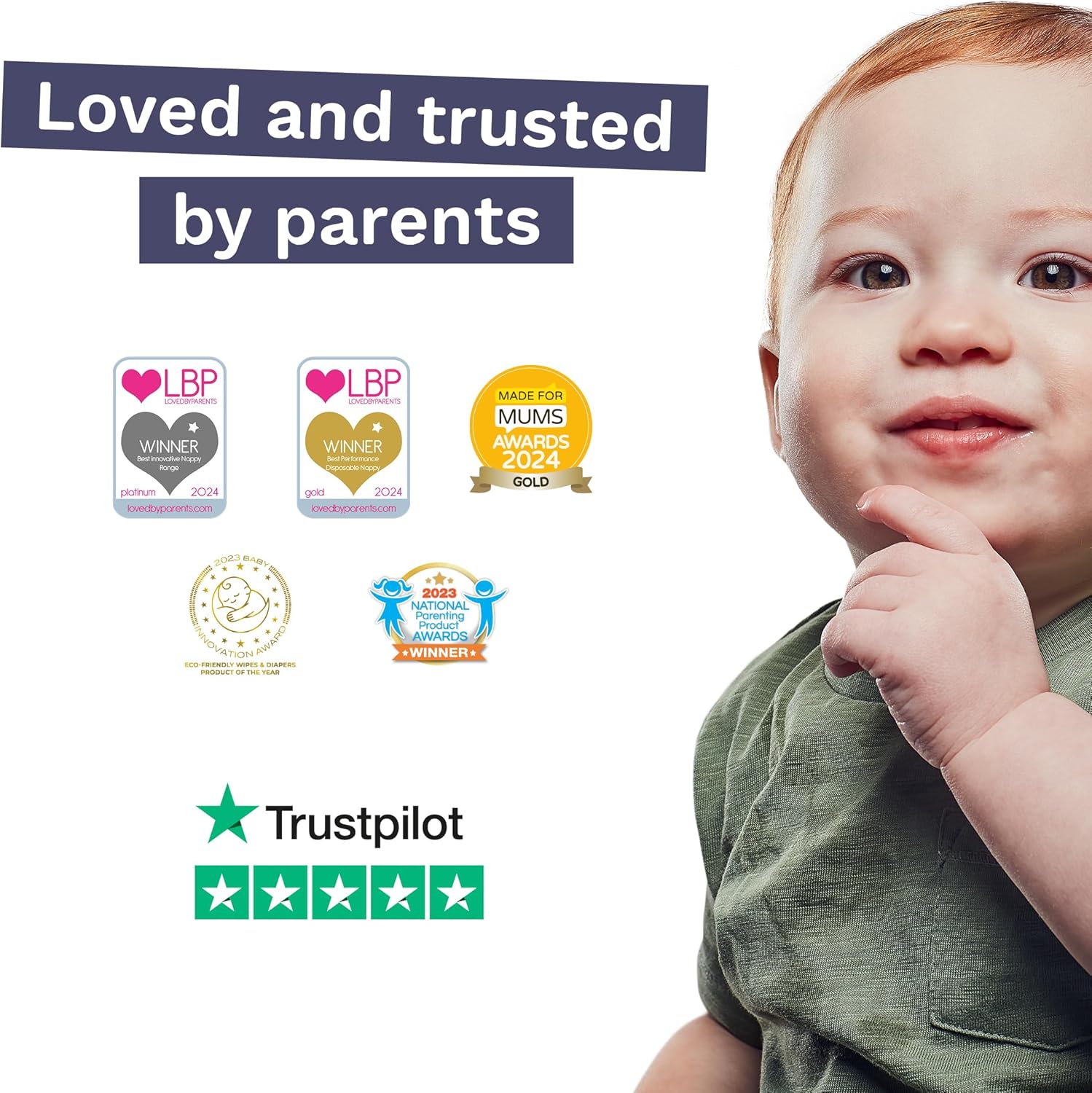 Pura Hypoallergenic Diapers, Size 1 (4-11 lbs), Newborn, Totally Chlorine Free, Wetness Indicator, Suitable for Sensitive Skin, Soft Organic Cotton Comfort, Overnight, 1 Pack of 32 Baby Diapers