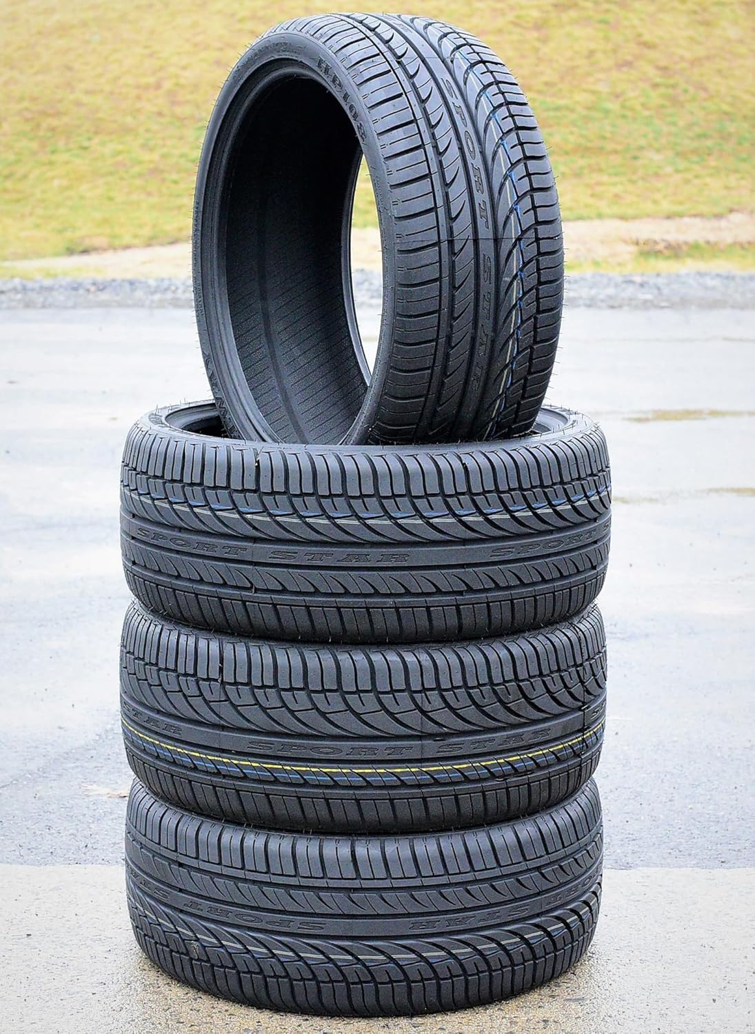 Set of 4 (FOUR) Fullway HP108 All-Season Truck/SUV High Performance Radial Tires-245/45R20 245/45ZR20 245/45/20 245/45-20 103W Load Range XL 4-Ply BSW Black Side Wall UTQG 380AA