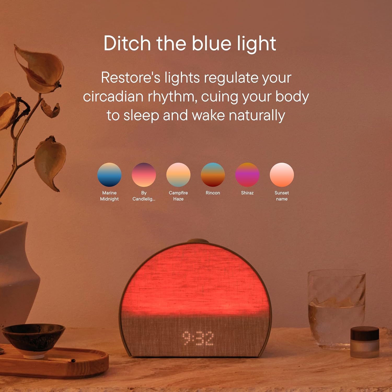 Hatch Restore 3 Sunrise Alarm Clock, Sound Machine, Smart Light (Greige) - White Noise, Screen-Free Sleep Routine