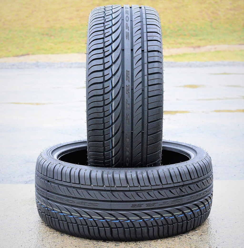 Set of 4 (FOUR) Fullway HP108 Truck/SUV All-Season High Performance Radial Tires-255/45R20 255/45ZR20 255/45/20 255/45-20 105W Load Range XL 4-Ply BSW Black Side Wall UTQG 380AA